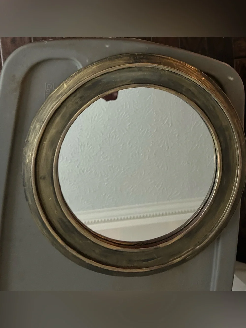 Small Round Wall Mirror - Elegant Accent
